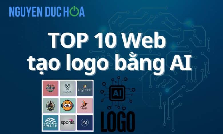TOP 10 web tạo logo bằng AI sử dụng phổ biến nhất hiện nay