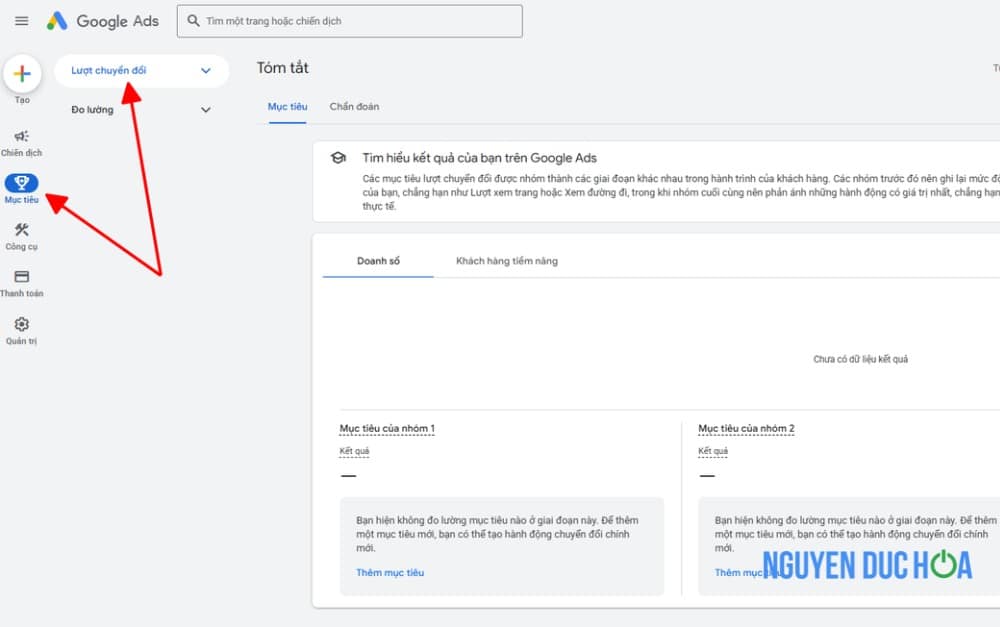Thiết lập Conversion Tracking Google Ads